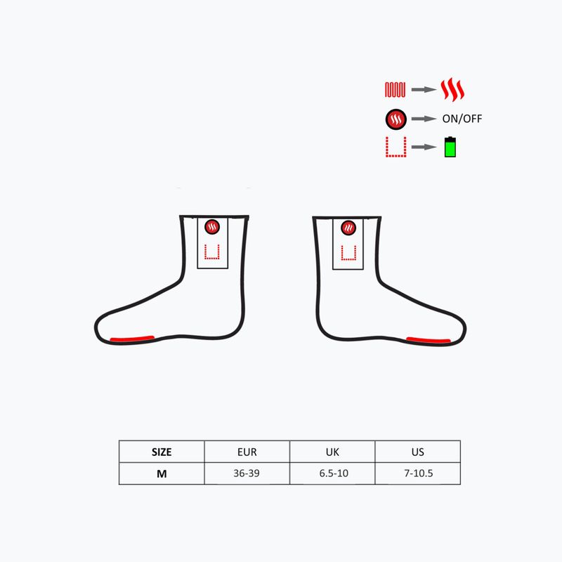 Капці з підігрівом Glovii GQ7 беж 9
