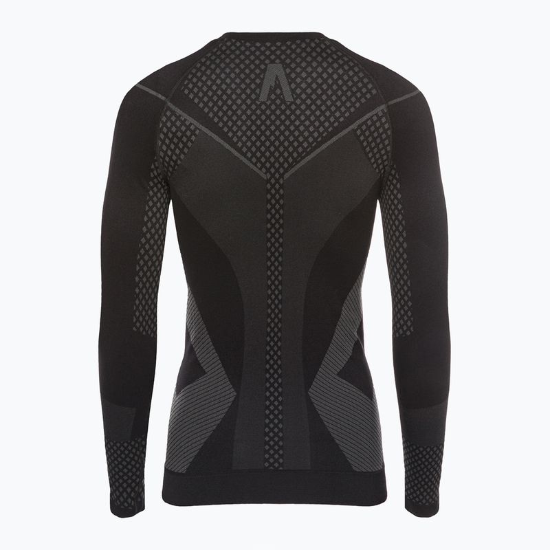 Термокофта жіноча Alpinus Active Base Layer чорна/сіра 5