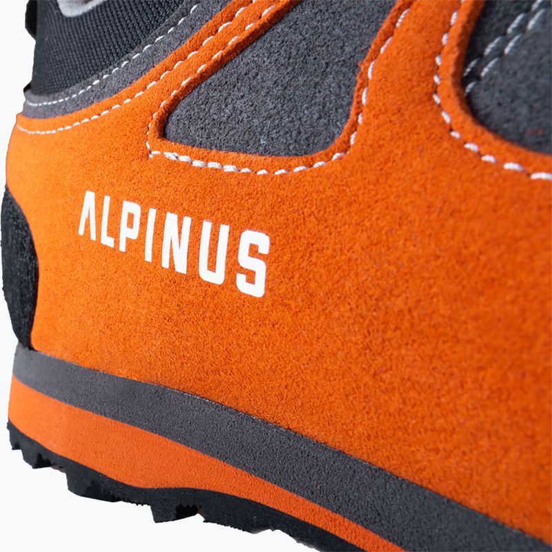 Черевики для скелелазіння чоловічі Alpinus The Ridge Low Pro antracytowe/pomarańczowe 12