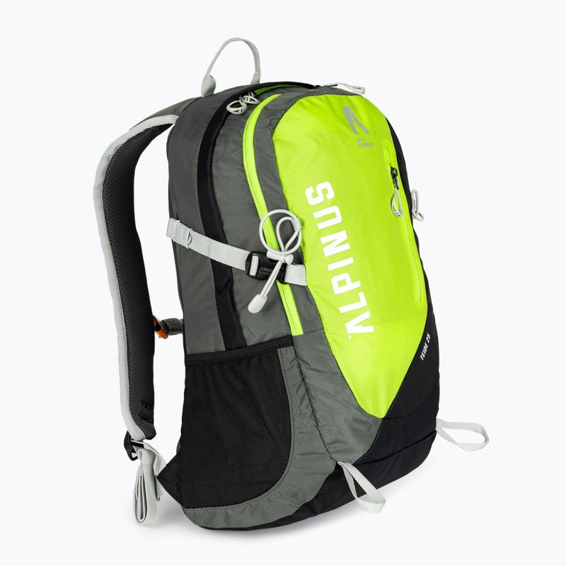 Туристичний рюкзак Alpinus Teide 25 л чорний/лаймовий 2