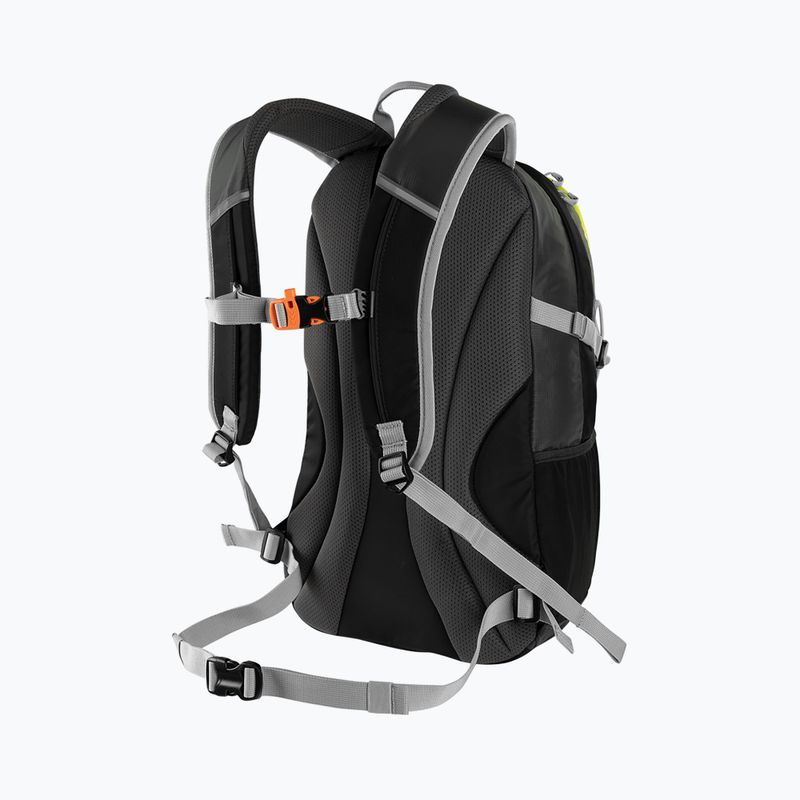 Туристичний рюкзак Alpinus Teide 25 л чорний/лаймовий 7