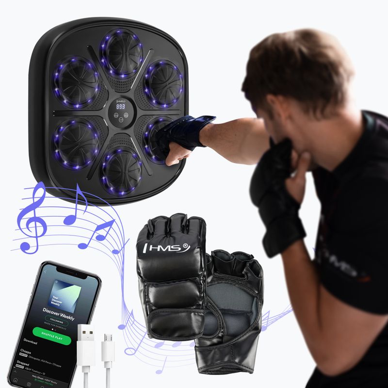 Мішень для тренувань електрична + Рукавиці HMS TB03 black 4