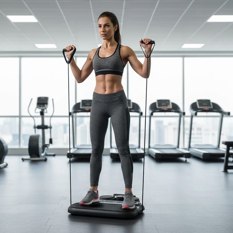 Платформа багатофункційна для тренувань з тросами HMS DBP01 black 8