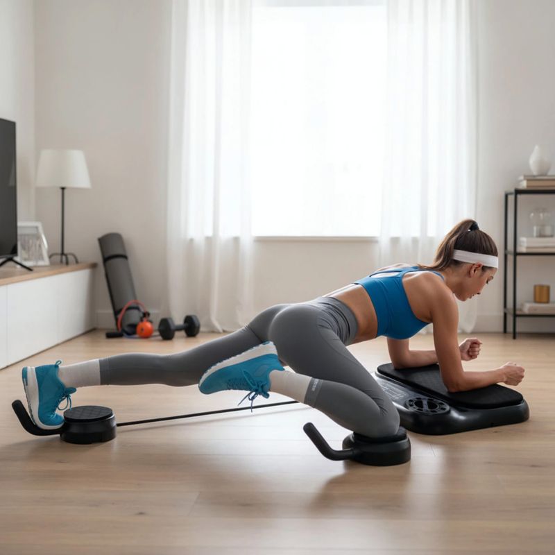 Платформа багатофункційна для тренувань з тросами HMS DBP01 black 9