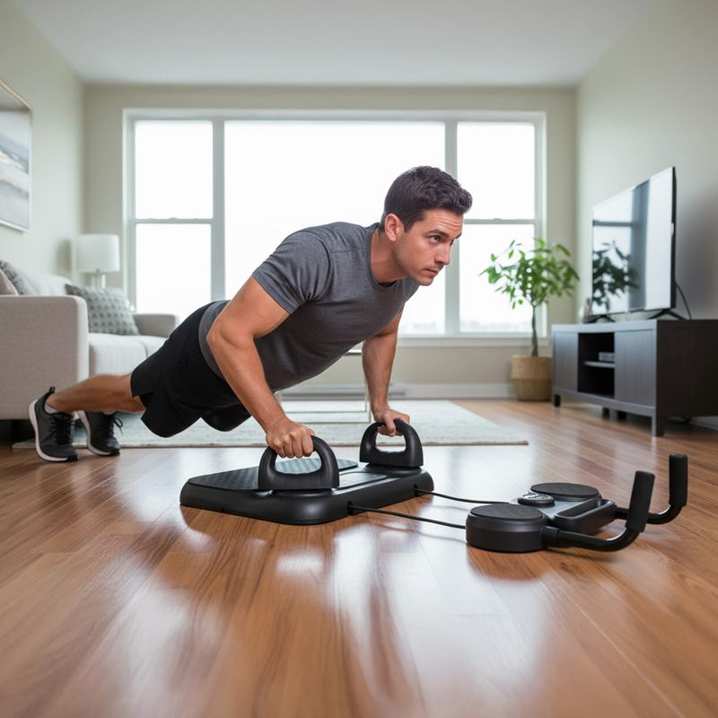 Платформа багатофункційна для тренувань з тросами HMS DBP01 black 11