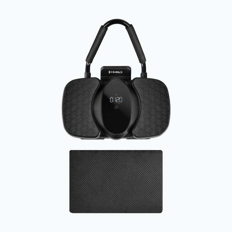 Колесо автоматичне для тренувань пресу з підтримкою та екраном HMS KA40 black 2