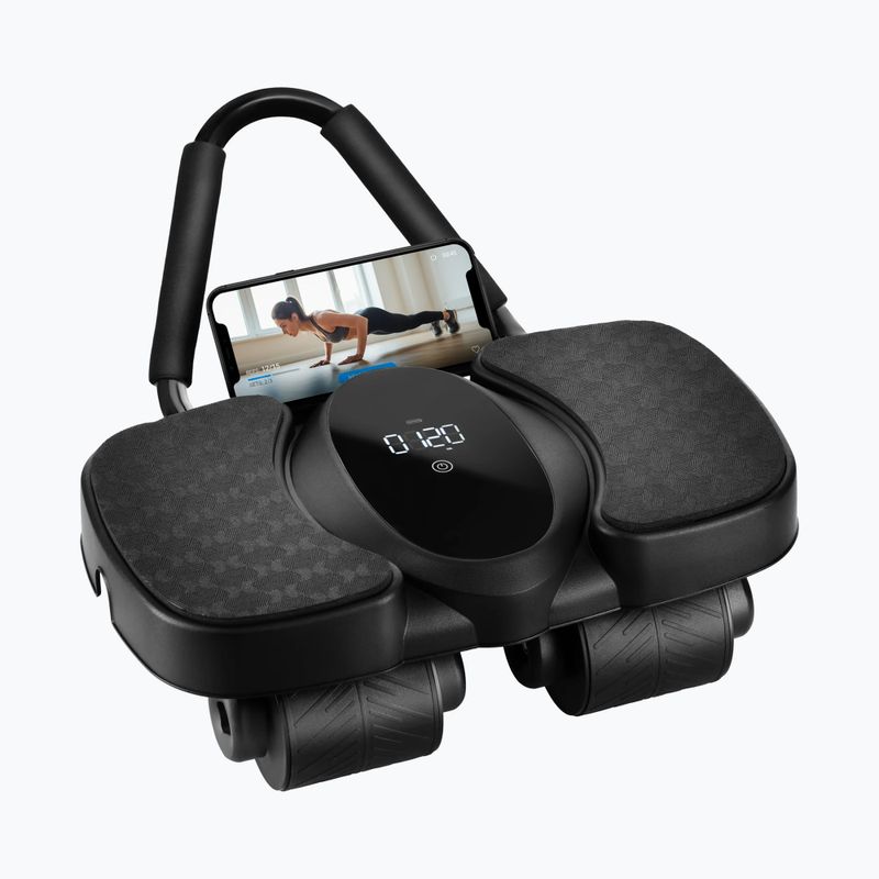 Колесо автоматичне для тренувань пресу з підтримкою та екраном HMS KA40 black 6