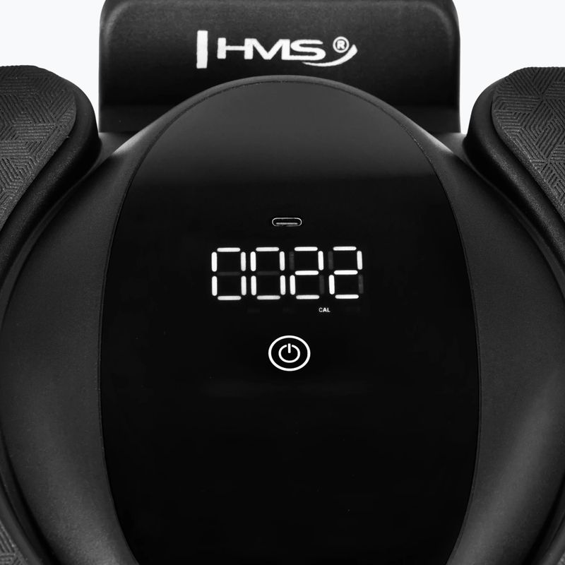 Колесо автоматичне для тренувань пресу з підтримкою та екраном HMS KA40 black 8