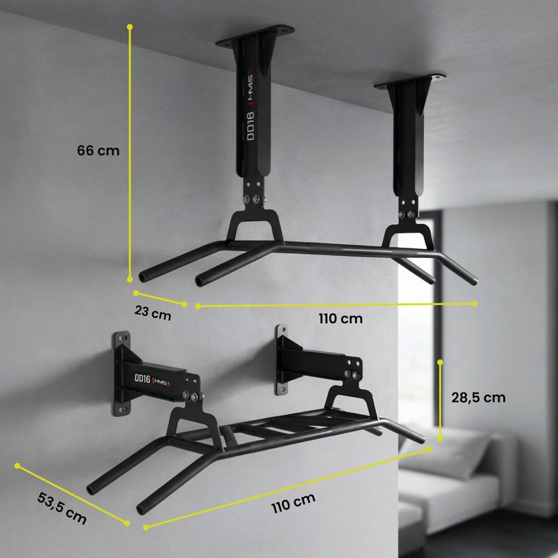 Перекладина для підтягування HMS DD16 black 3