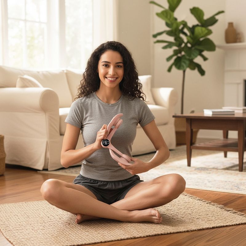 Аграфка для вправ HMS TM02 with counter TPE pink 9