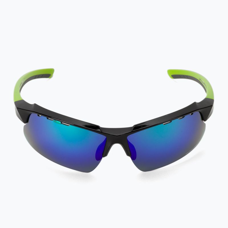 Окуляри велосипедні GOG Faun black/green/polychromatic green T579-2 4