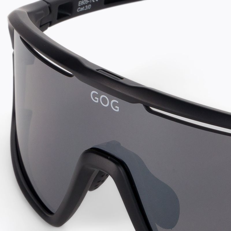 Окуляри велосипедні GOG Odyss matt black/flash mirror E605-1 6