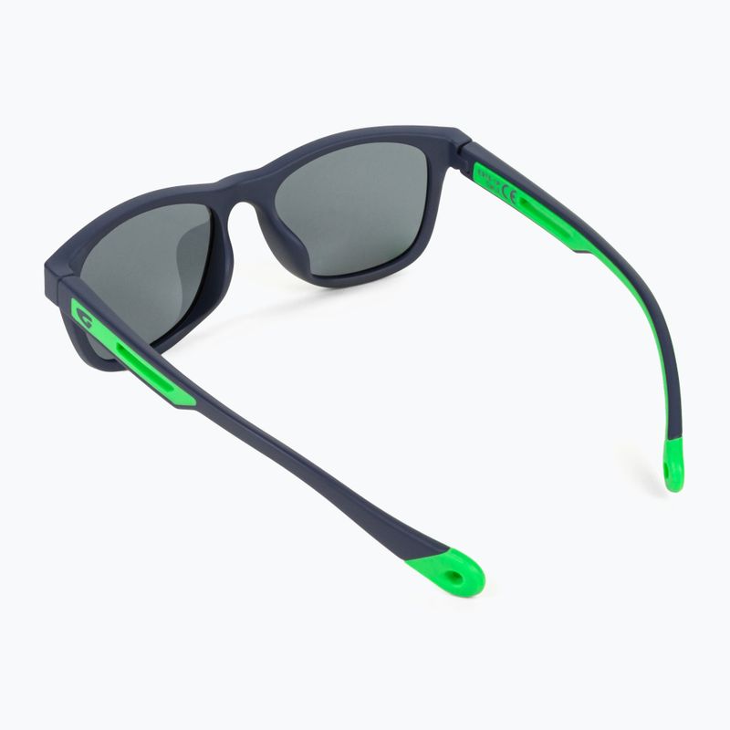 Окуляри сонячні дитячі GOG Alfie matt navy blue/green/smoke E975-1P 2