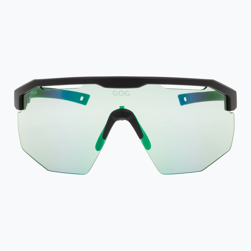 Окуляри сонцезахисні GOG Argo C matt black/polychromatic green 6