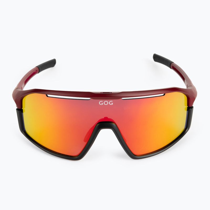 Окуляри велосипедні GOG Odyss matt burgundy / black / polychromatic red E605-4 4