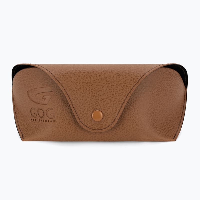 Сонцезахисні окуляри жіночі GOG Hazel fashion black / brown demi / gradient smoke E808-1P 5