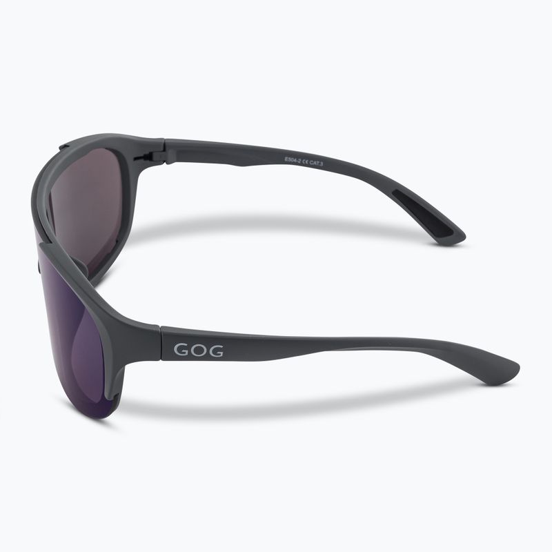 Окуляри сонцезахисні GOG Medusa matt grey/black/blue mirror 4