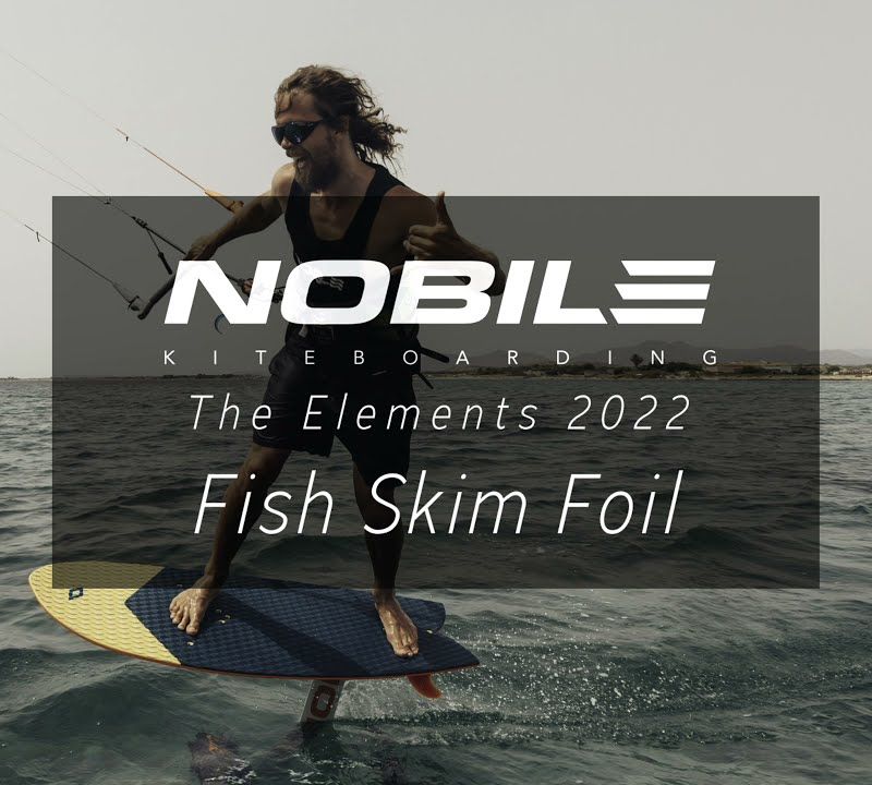 Кайтборд Nobile Skim Foil K22 жовтий 13