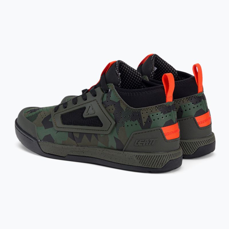 Кросівки велосипедні на платформі чоловічі Leatt 3.0 Flat camo 3