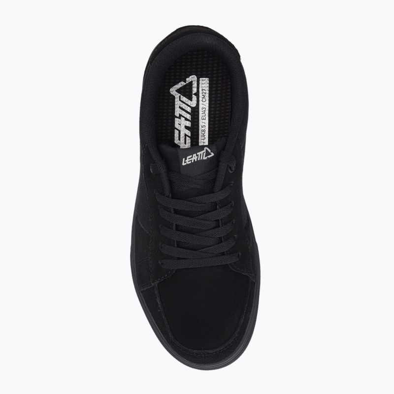 Кросівки велосипедні на платформі чоловічі Leatt 1.0 Flat black 6