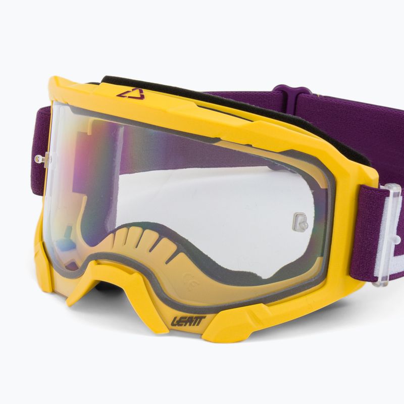 Маска велосипедна Leatt Velocity 4.5 indigo / clear 8023020450 5