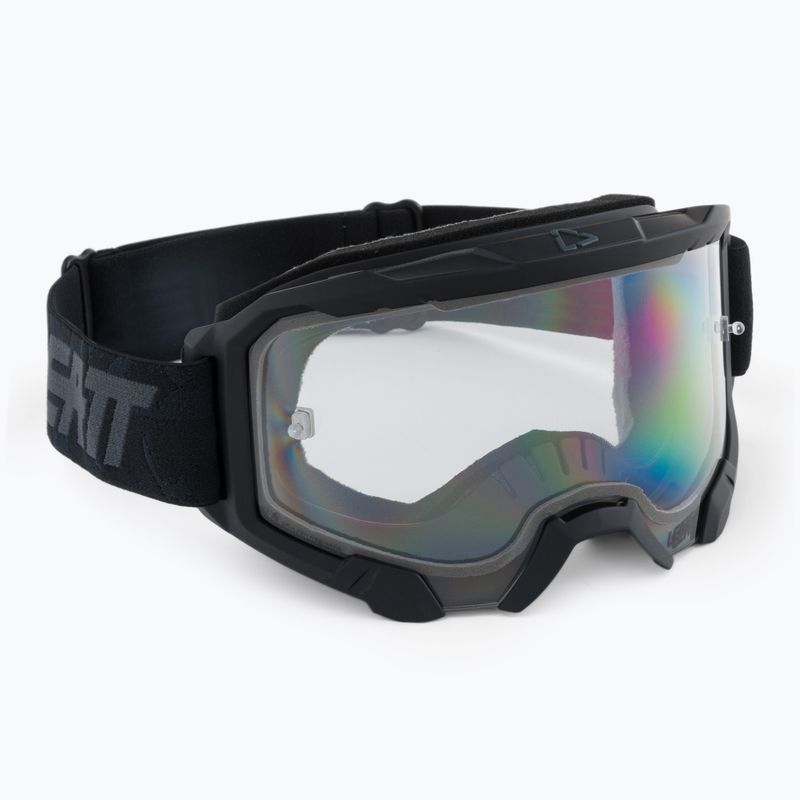 Маска велосипедна Leatt Velocity 4.5 stealth / clear 8023020470