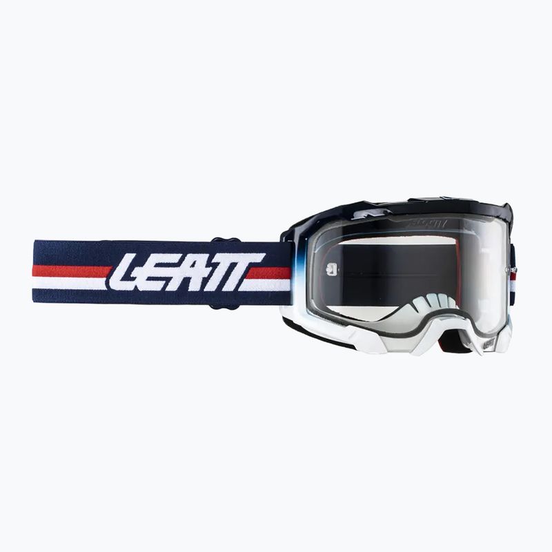 Велосипедні окуляри Leatt Velocity 4.5 королівські/прозорі
