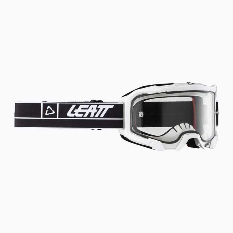 Велосипедні окуляри Leatt Velocity 4.5 білі/прозорі