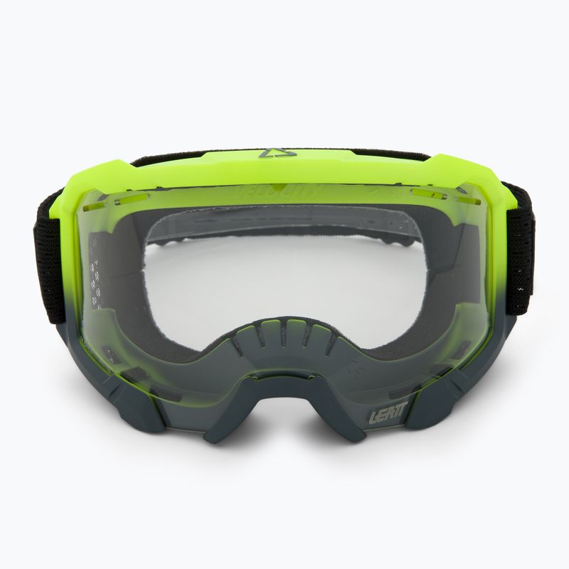 Велосипедні окуляри Leatt Velocity 4.0 MTB лайм/прозорий 2