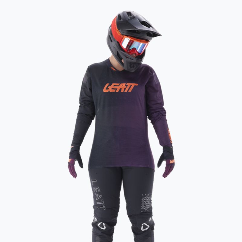 Жіночий велосипедний лонгслів Leatt MTB Gravity 4.0 фіолетовий
