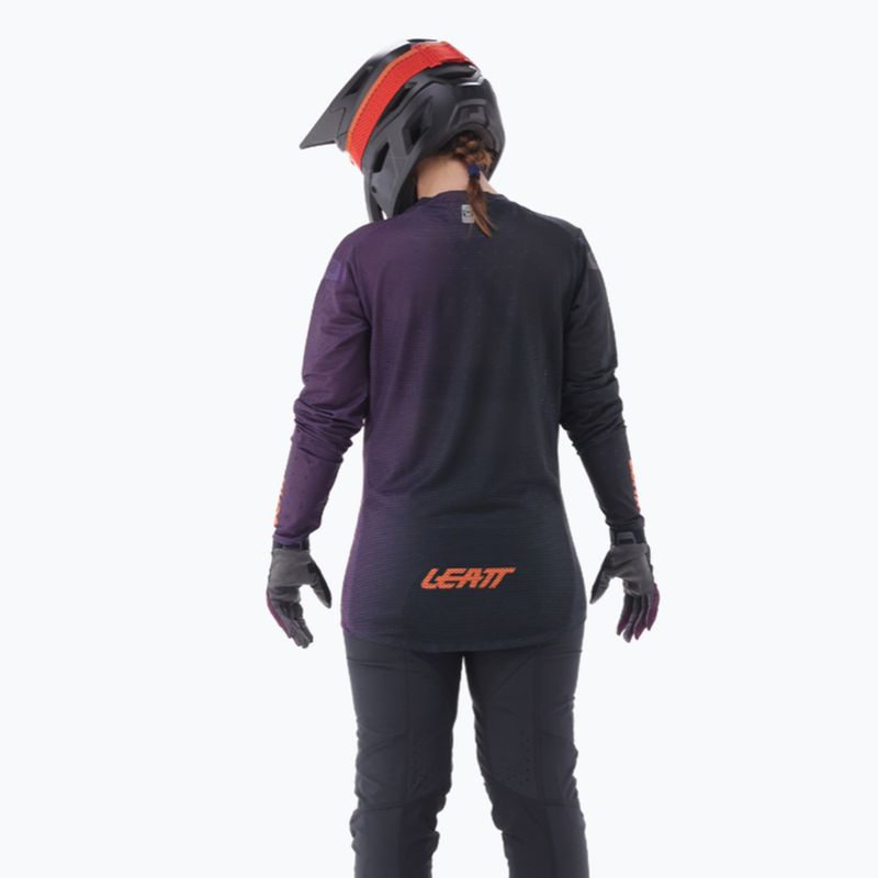 Жіночий велосипедний лонгслів Leatt MTB Gravity 4.0 фіолетовий 2