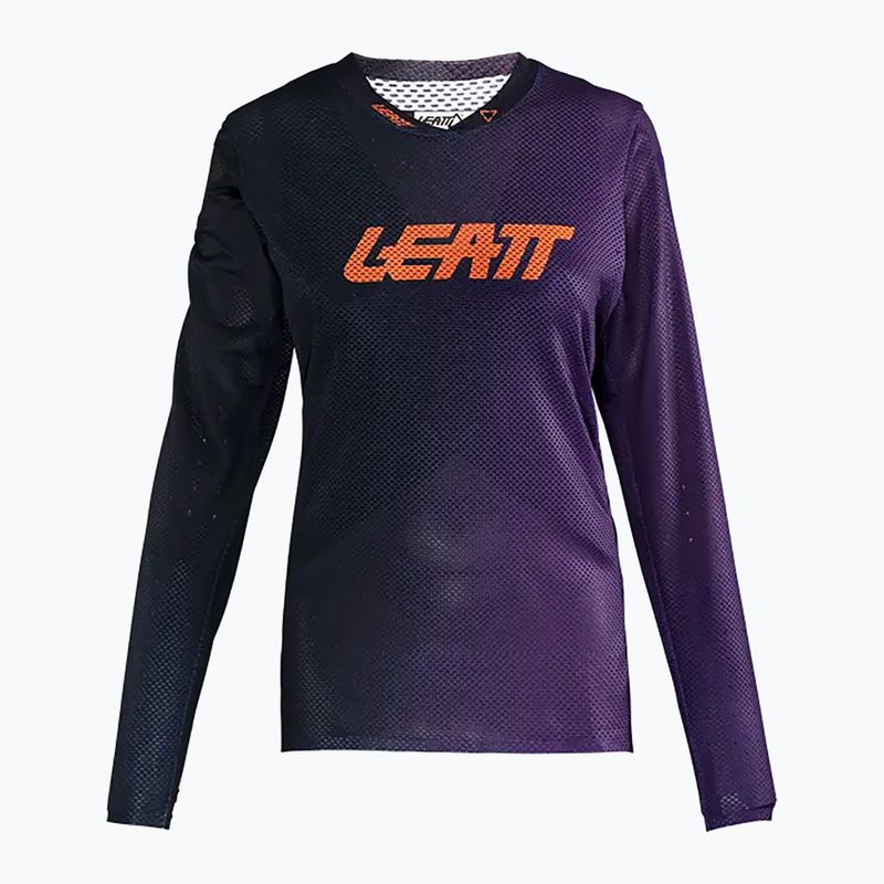 Жіночий велосипедний лонгслів Leatt MTB Gravity 4.0 фіолетовий 3