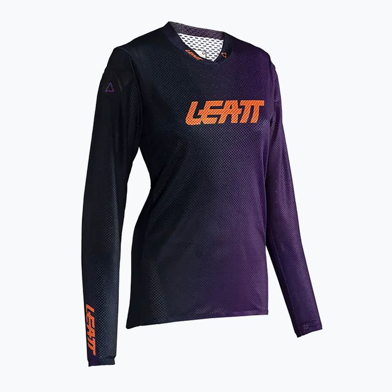 Жіночий велосипедний лонгслів Leatt MTB Gravity 4.0 фіолетовий 4