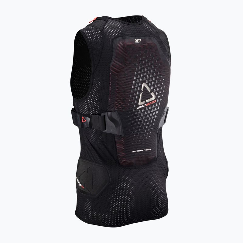 Чоловіча велофутболка Leatt 3DF AirFit Evo Vest чорна з захисними накладками 2