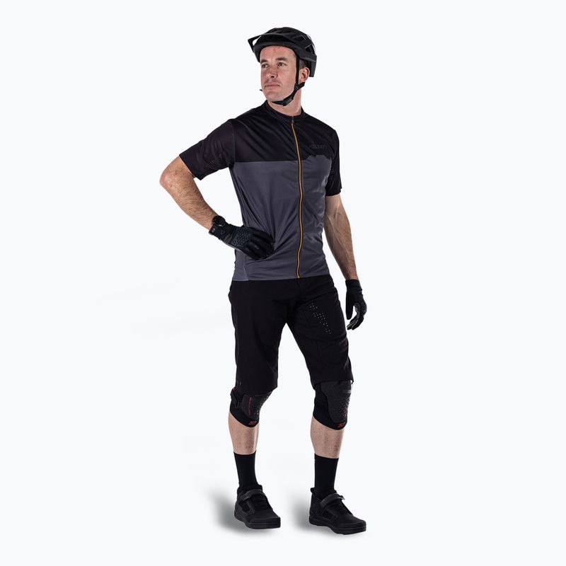 Чоловіча велофутболка Leatt MTB Trail 3.0 чорна 2