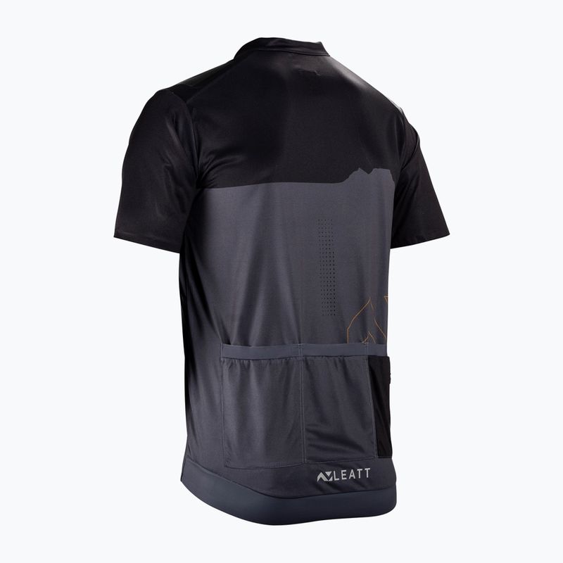 Чоловіча велофутболка Leatt MTB Trail 3.0 чорна 8
