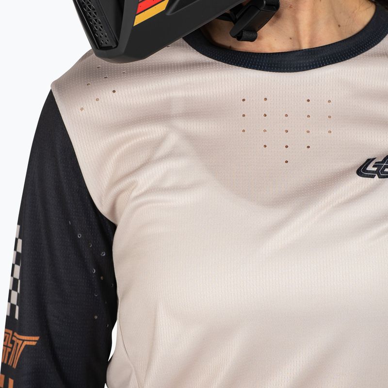 Жіночий велосипедний лонгслів Leatt MTB Enduro 4.0 W кремовий 4