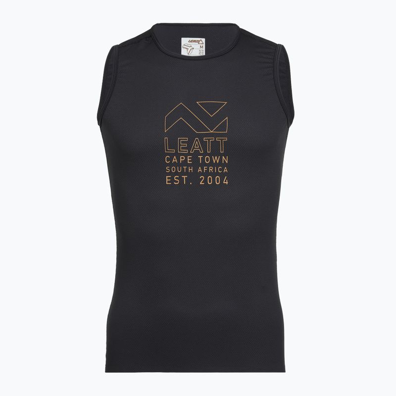 Чоловіча велосипедна футболка Leatt Sleeveless Base black