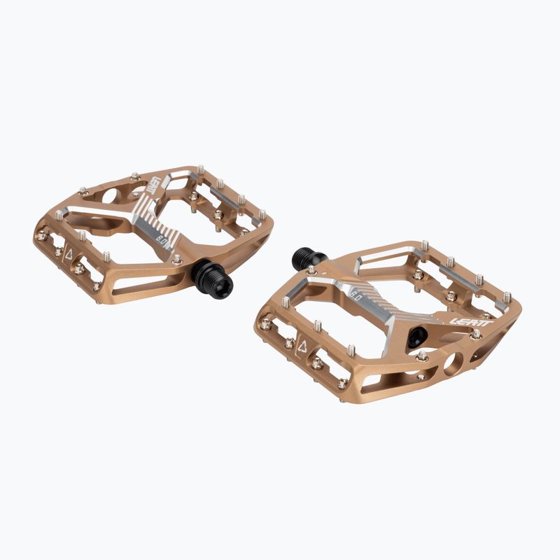 Педалі велосипедні Leatt AllMnt 6.0 Flat frost bronze 2