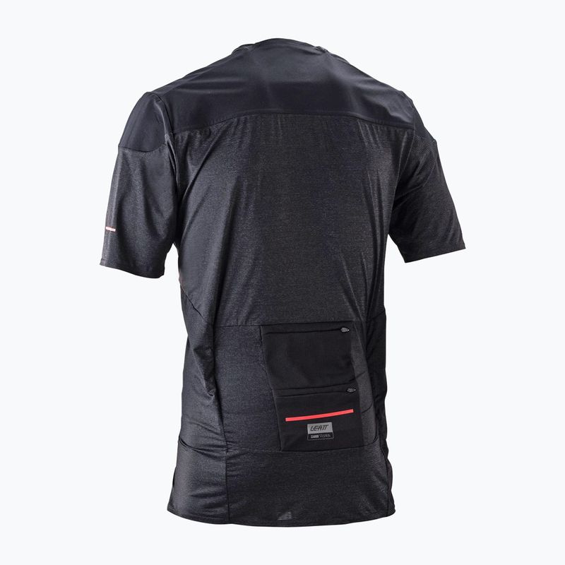 Футболка велосипедна чоловіча Leatt MTB Trail 6.0 Cargo ghost black 2