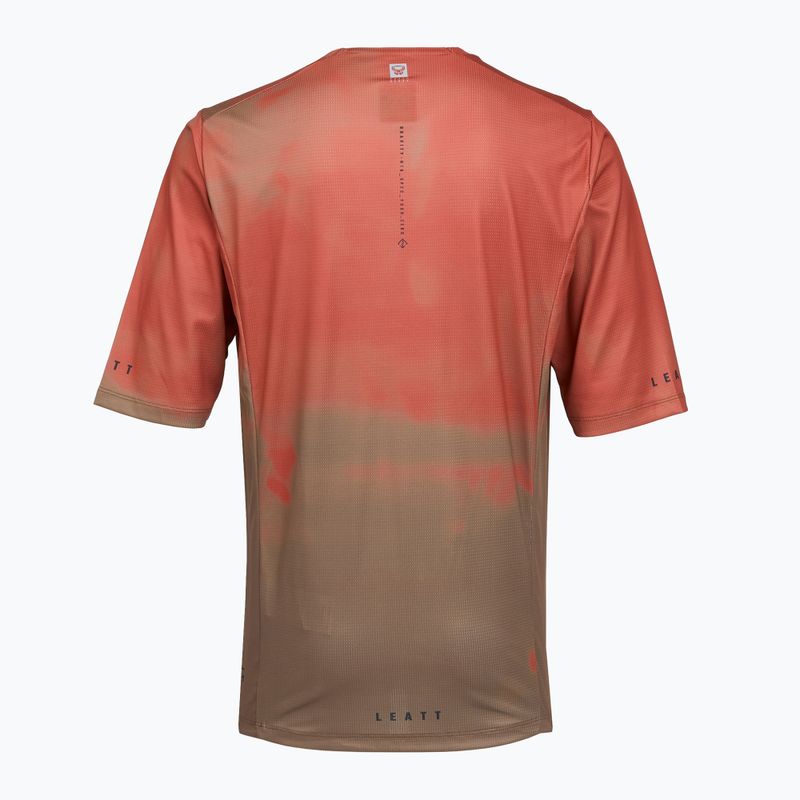 Футболка велосипедна чоловіча Leatt MTB Gravity 4.0 dusty red 2
