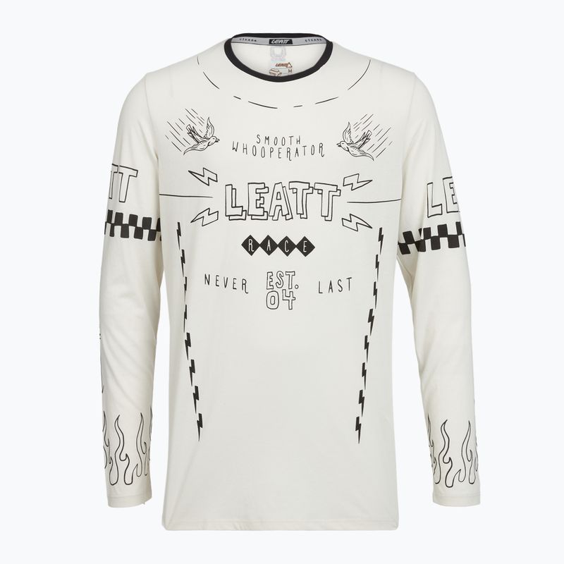 Лонгслів велосипедний чоловічий Leatt MTB Gravity 3.0 cream white