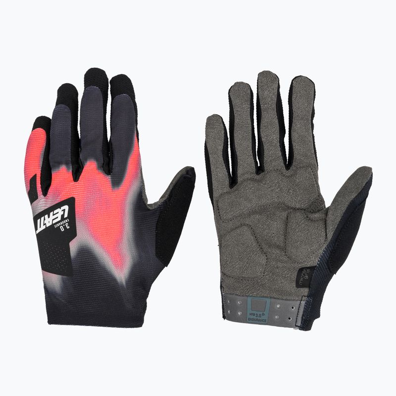 Рукавички велосипедні чоловічі Leatt MTB 3.0 Endurance heatmap red