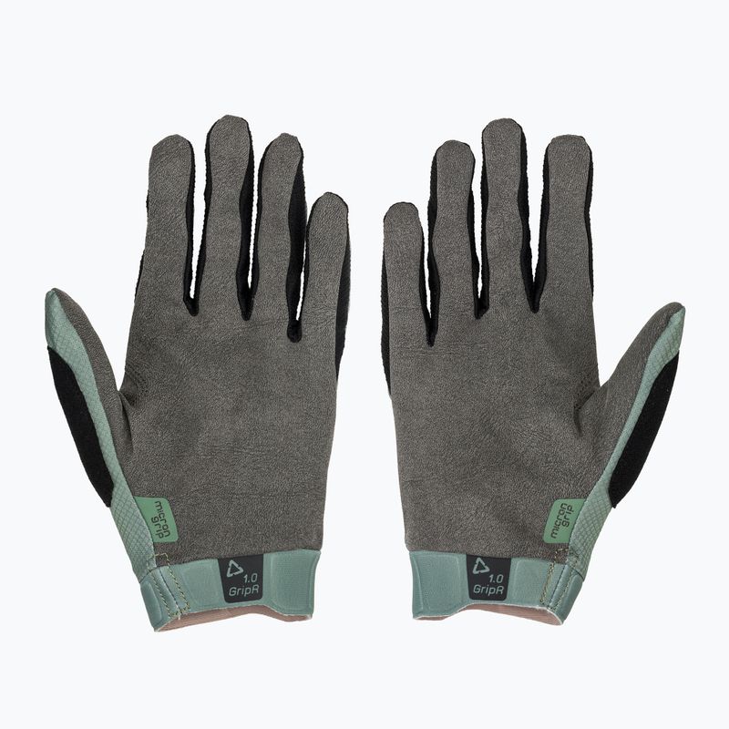 Рукавички велосипедні чоловічі Leatt MTB 1.0 GripR mist green 3