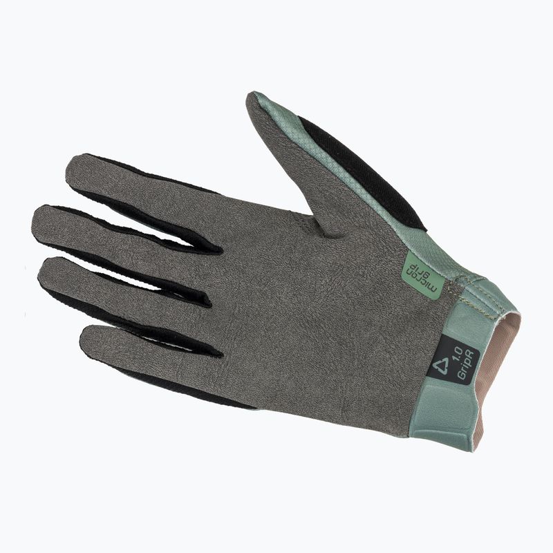 Рукавички велосипедні чоловічі Leatt MTB 1.0 GripR mist green 4