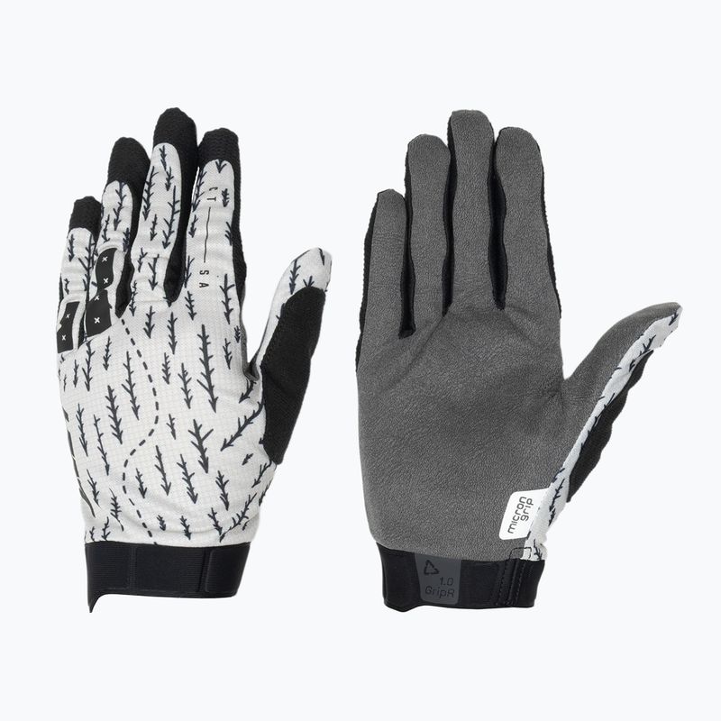 Рукавички велосипедні чоловічі Leatt MTB 1.0 GripR trails white
