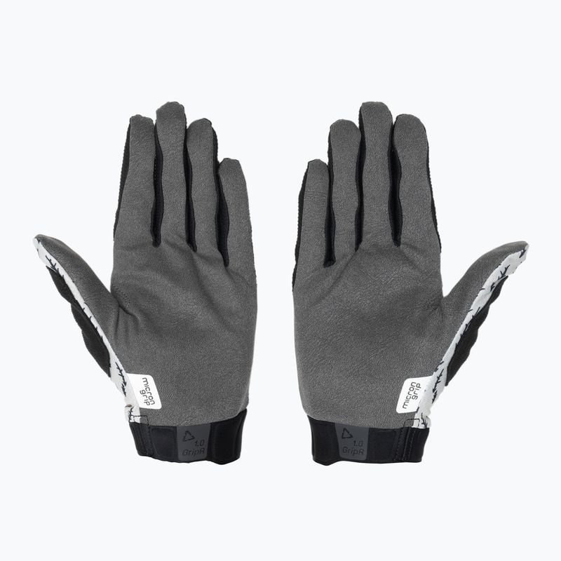 Рукавички велосипедні чоловічі Leatt MTB 1.0 GripR trails white 3