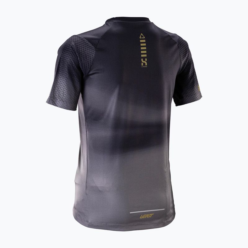 Футболка велосипедна жіноча Leatt MTB Trail 3.0 ghost black 2