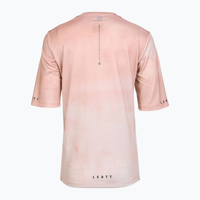 Футболка велосипедна жіноча Leatt MTB Gravity 4.0 dusty pink 2
