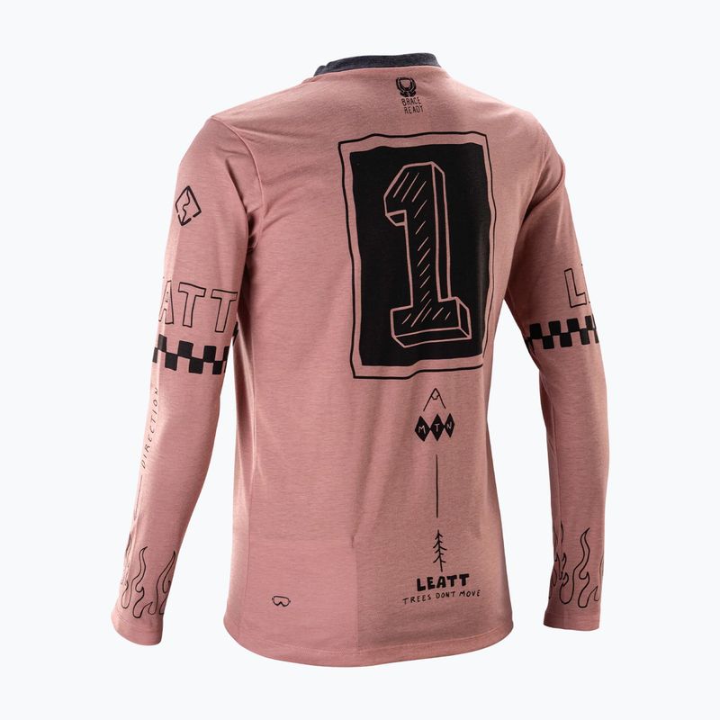 Лонгслів велосипедний жіночий Leatt MTB Gravity 3.0 W dusty pink 2
